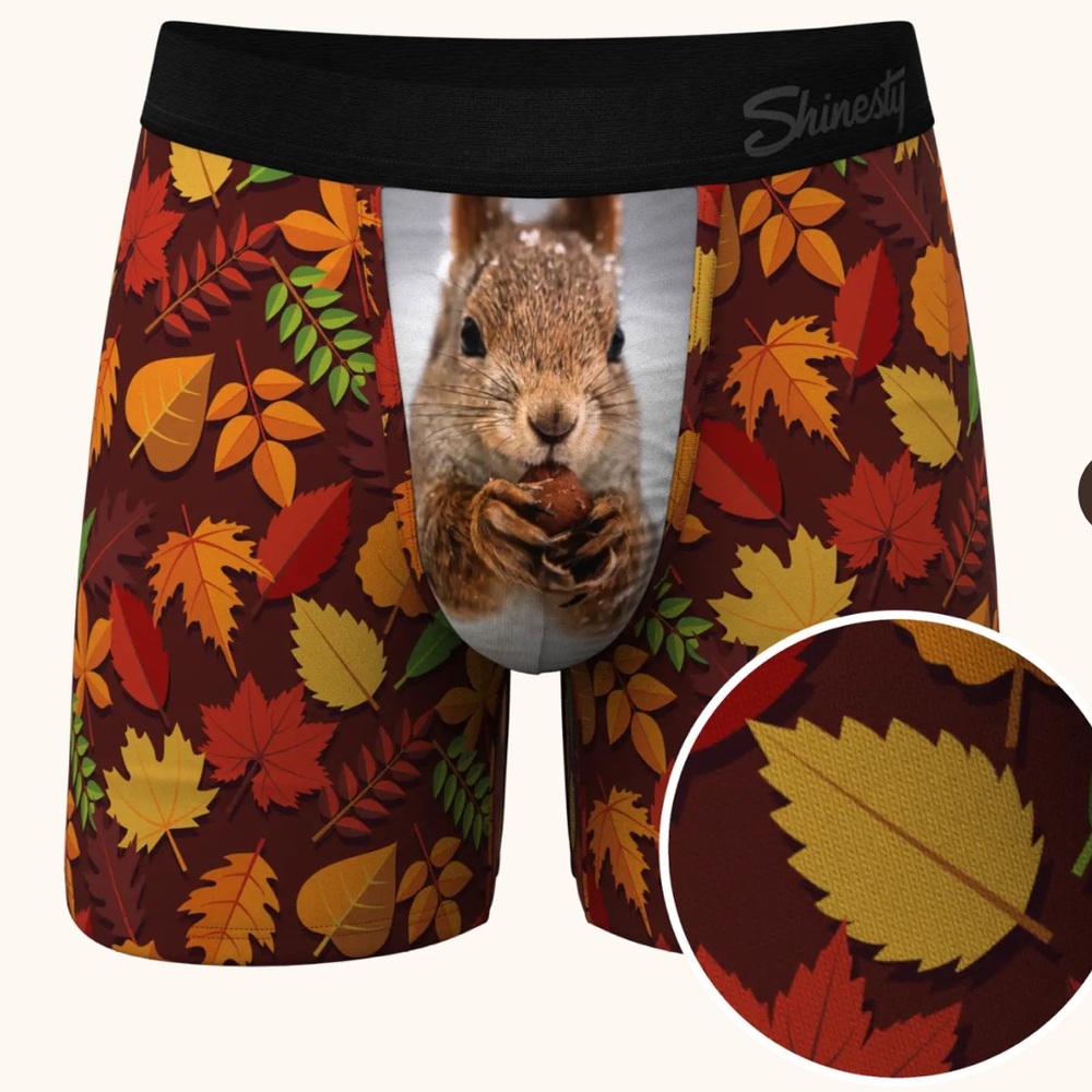 Shinesty Ball Hammocks The Acorn Hoard Boxer Briefs Size XL‎ New With Tags